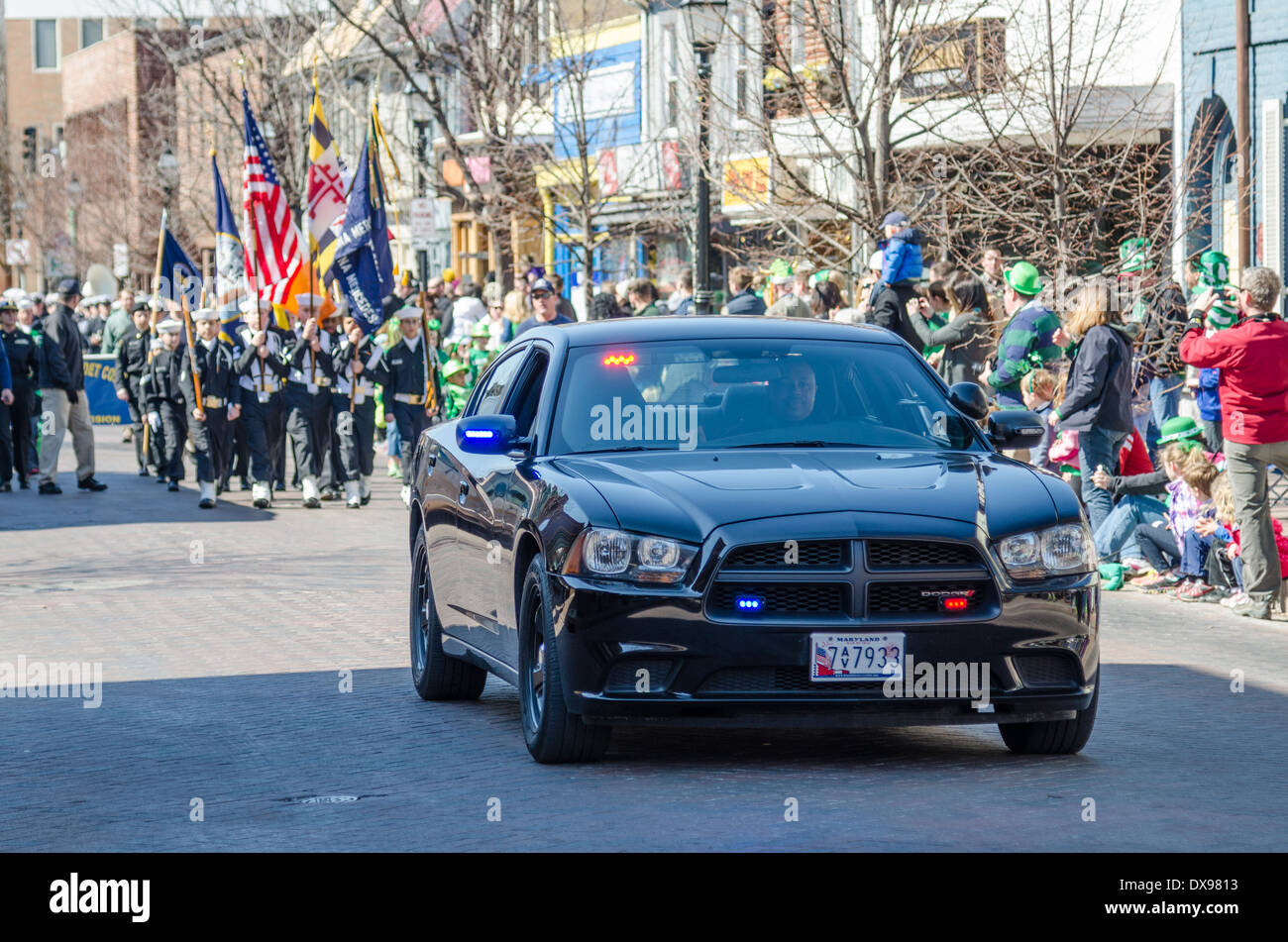 St. Patricks Day Parade in Annapolis, Maryland Stockfotografie Alamy