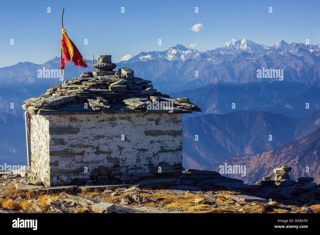 Chandrashila ist die Tungnath-Gipfel Stockfoto