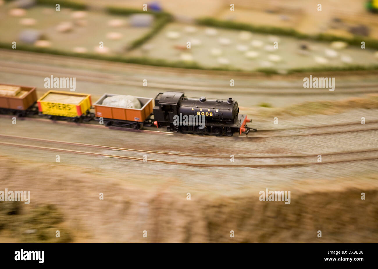 Modell Eisenbahn Hornby Stockfoto