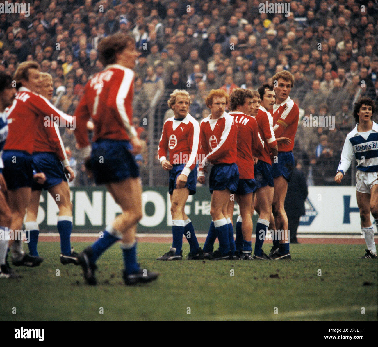 Fußball, Bundesliga, 1979/1980, Wedau Stadion, MSV Duisburg gegen