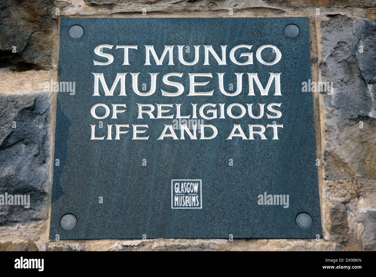 St Mungo Museum für religiöse Leben und Kunst in Castle Street Glasgow Stockfoto