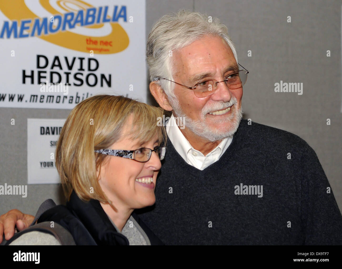 David Hedison Memorabilia Birmingham: Die ultimative Sammler zeigen im NEC Birmingham, England - 24.11.12 mit: David H Stockfoto