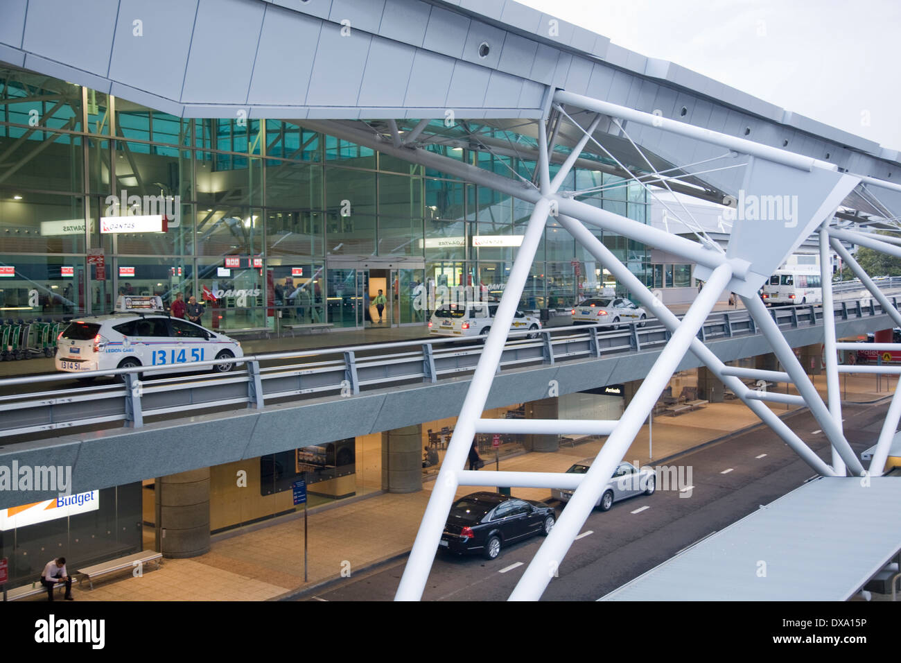 Sydney Flughafen terminal-Gebäude Stockfoto