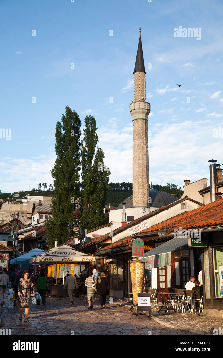 Bascarsija, Sarajevo, Bosnien und Herzegowina, Europa Stockfoto