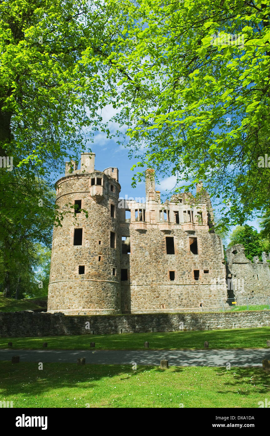 Huntly Castle in der Stadt von Huntly in Aberdeenshire, Schottland. Stockfoto