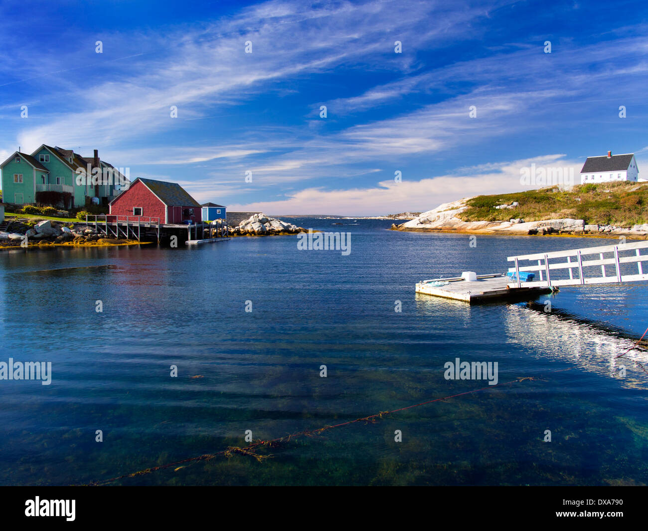 Das malerische Fischerdorf in Peggys Cove, Nova Scotia Kanada 8 Stockfoto