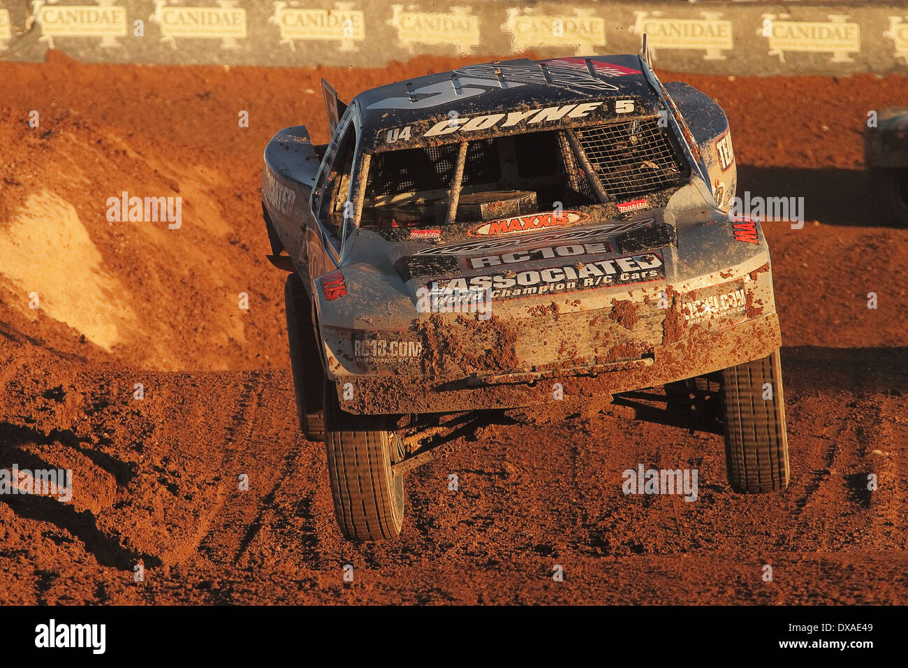 CHANDLER, AZ - 28 Okt.: Travis Coyne (5) mit Geschwindigkeit in der Lucas Oil Off Road Series racing Challenge Cup am 28. Oktober 2012. Stockfoto