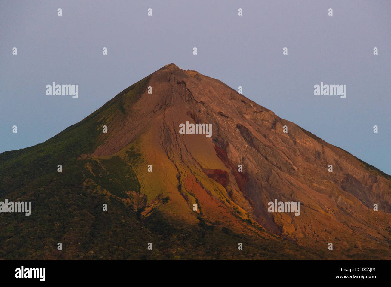Vulkan in ometepe Stockfoto