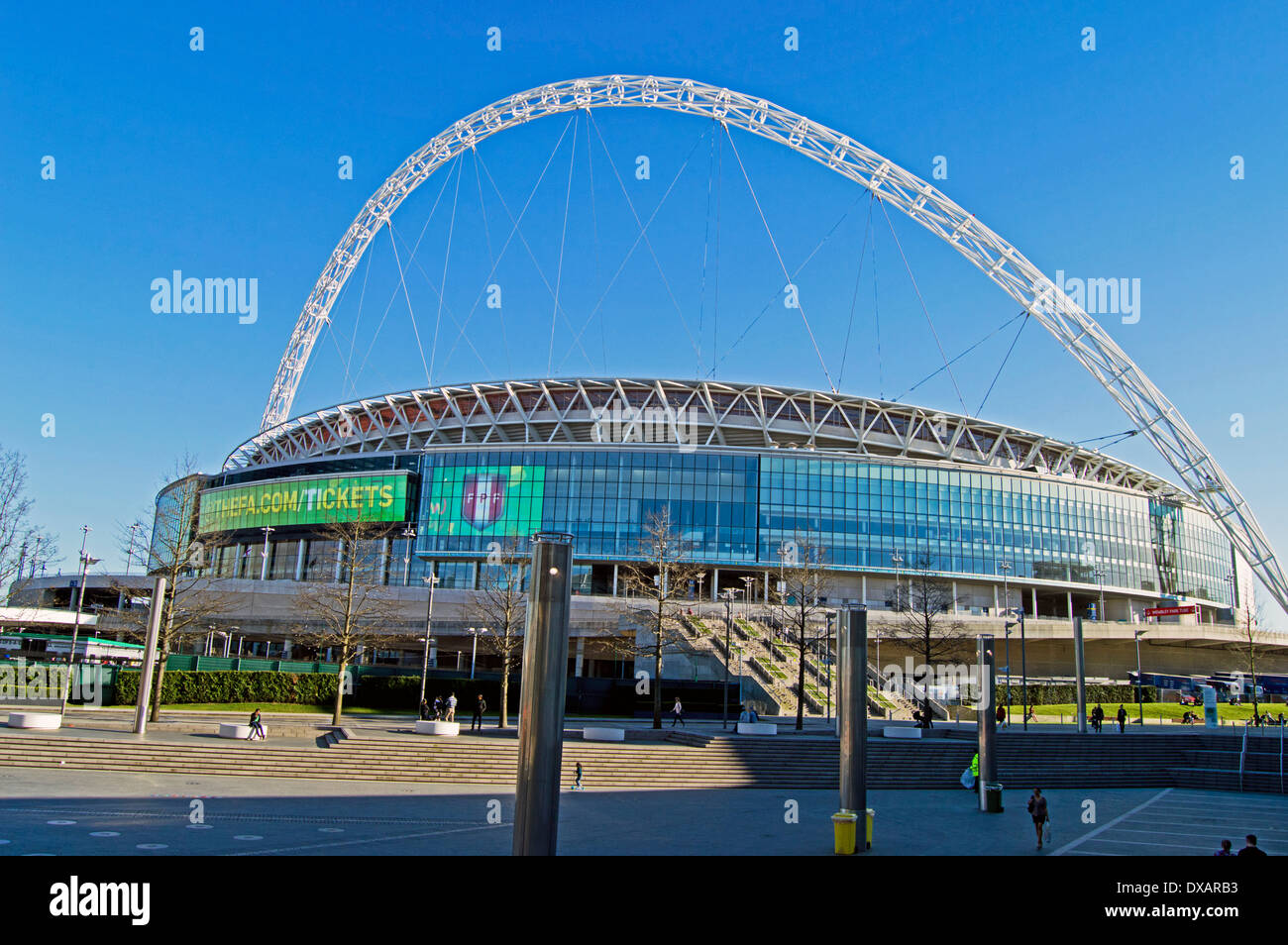 Wembley Stadium, London Borough of Brent, London, England, Vereinigtes Königreich Stockfoto