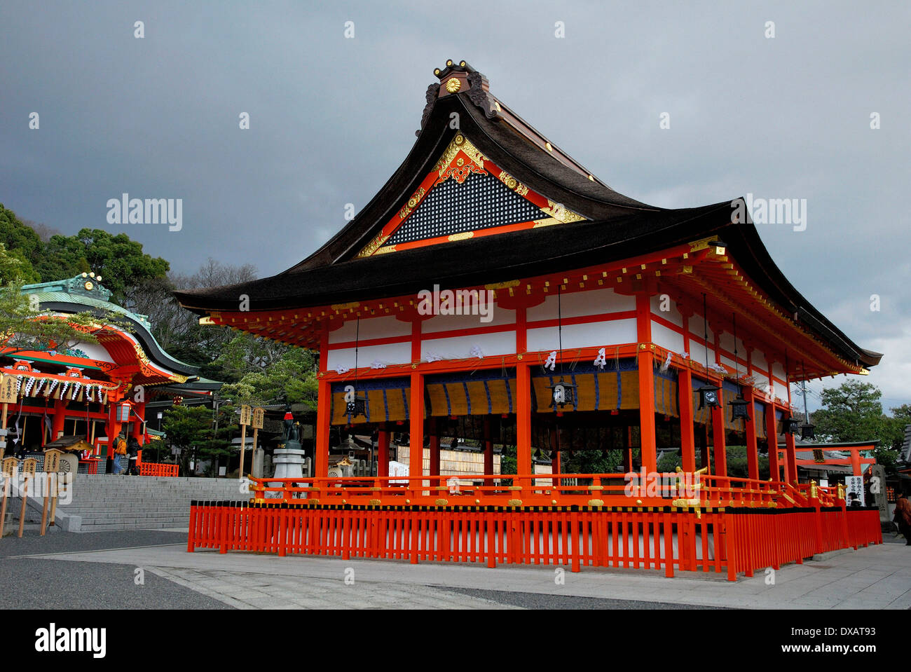 Fushimi Inari-Taisha Schrein, Kyoto Stockfoto