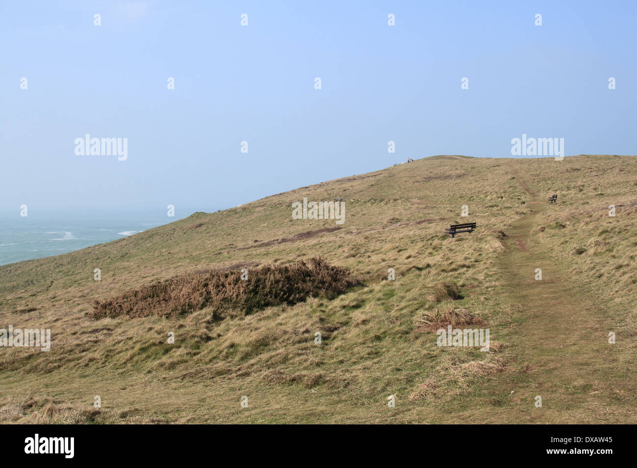 Pentire Osten Landzunge, Newquay Bay, Cornwall, England, Großbritannien, Vereinigtes Königreich, UK, Europa Stockfoto