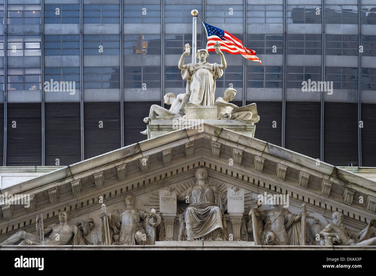 Appellate Division des Supreme Court des Staates New York. E 25th Street und Madison Avenue. (Mo-Fr 09:00 bis 17:00 / ses Stockfoto