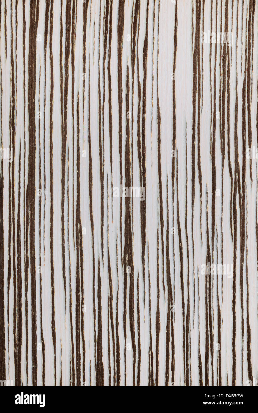 Textur Zebrano Holz Hintergrund Stockfoto