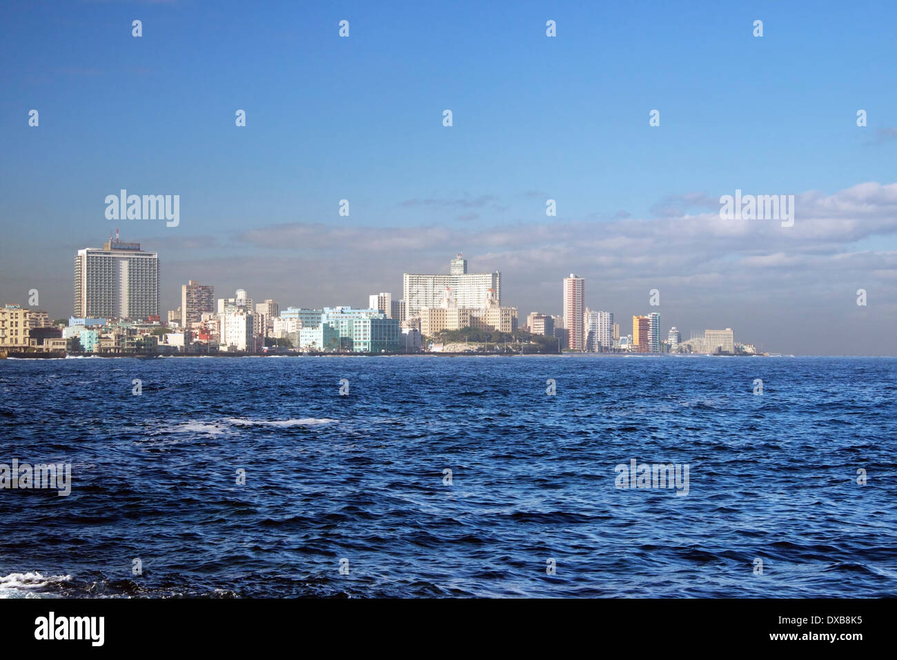 Panoramablick auf Verdado Havanna Kuba Stockfoto