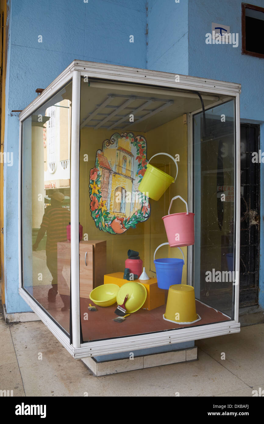 Hautpstraße Baumarkt Darstellung im zentralen Havanna, Kuba. Stockfoto