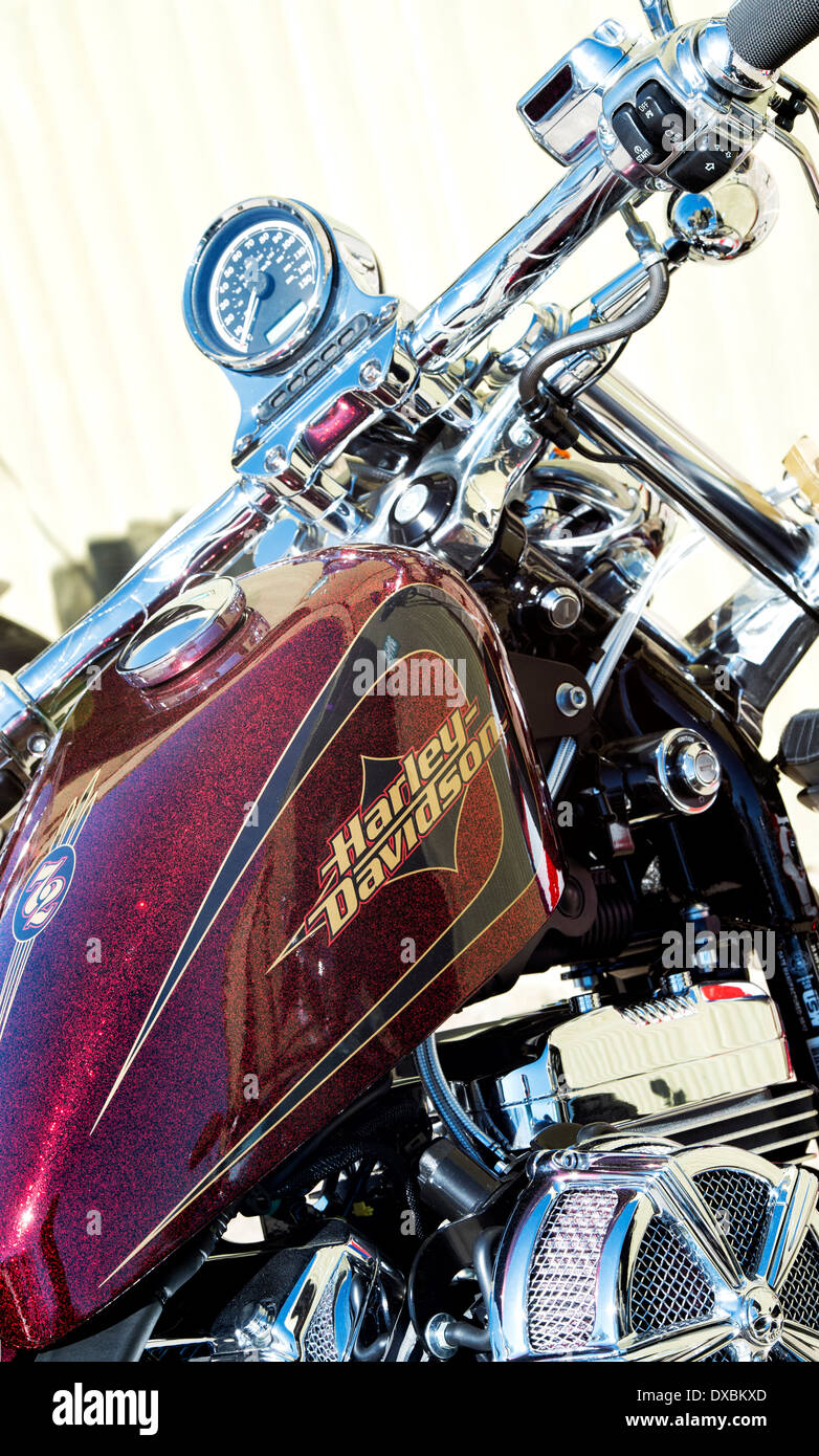 Harley Davidson Sportster Motorrad Stockfoto