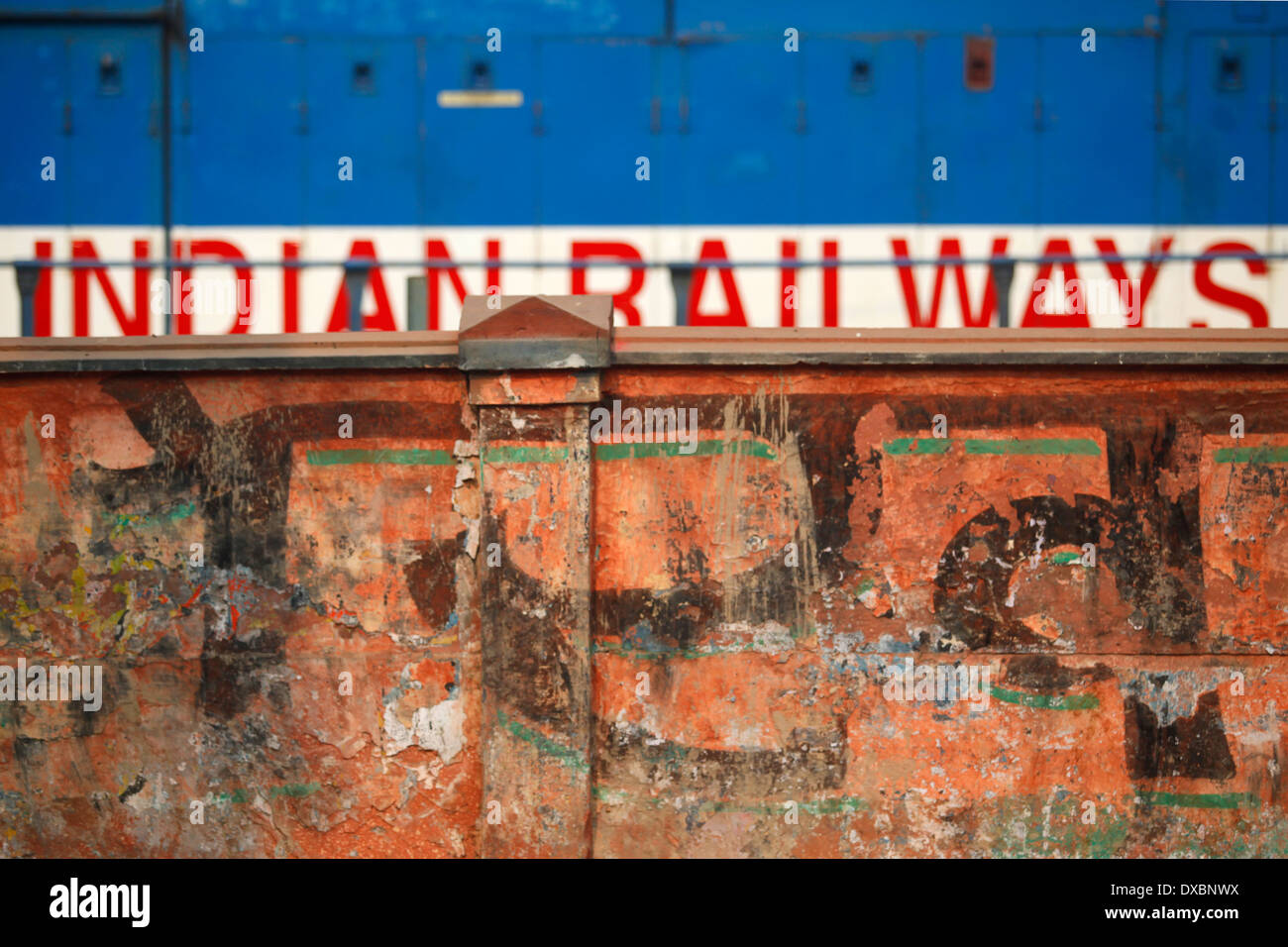 Indische Eisenbahn Stockfoto