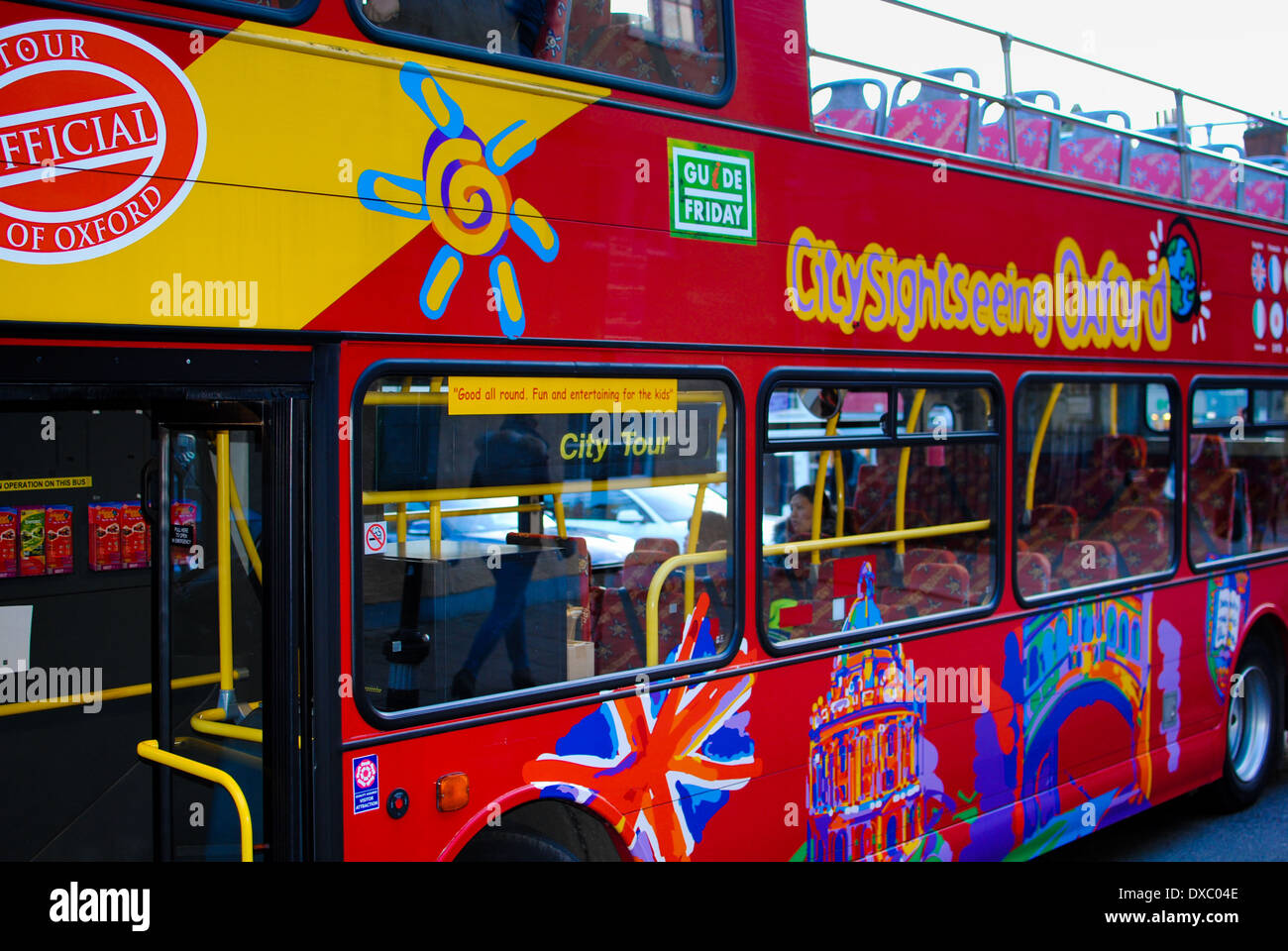 Tourbus in Oxford England UK Stockfoto