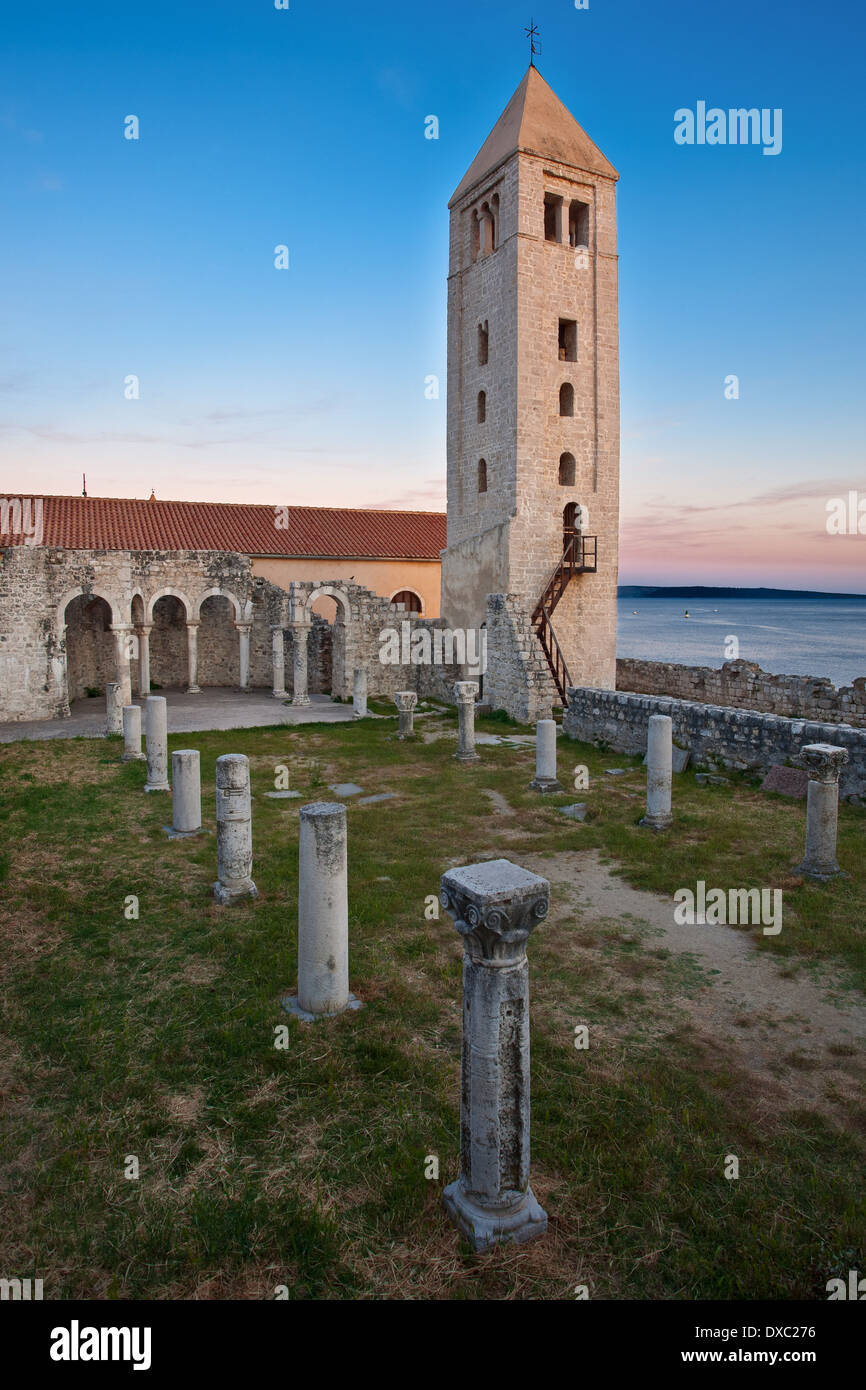 Kirche des Hl. Johannes der Evangelist, Rab, Insel Rab, Kvarner, Kroatien Stockfoto