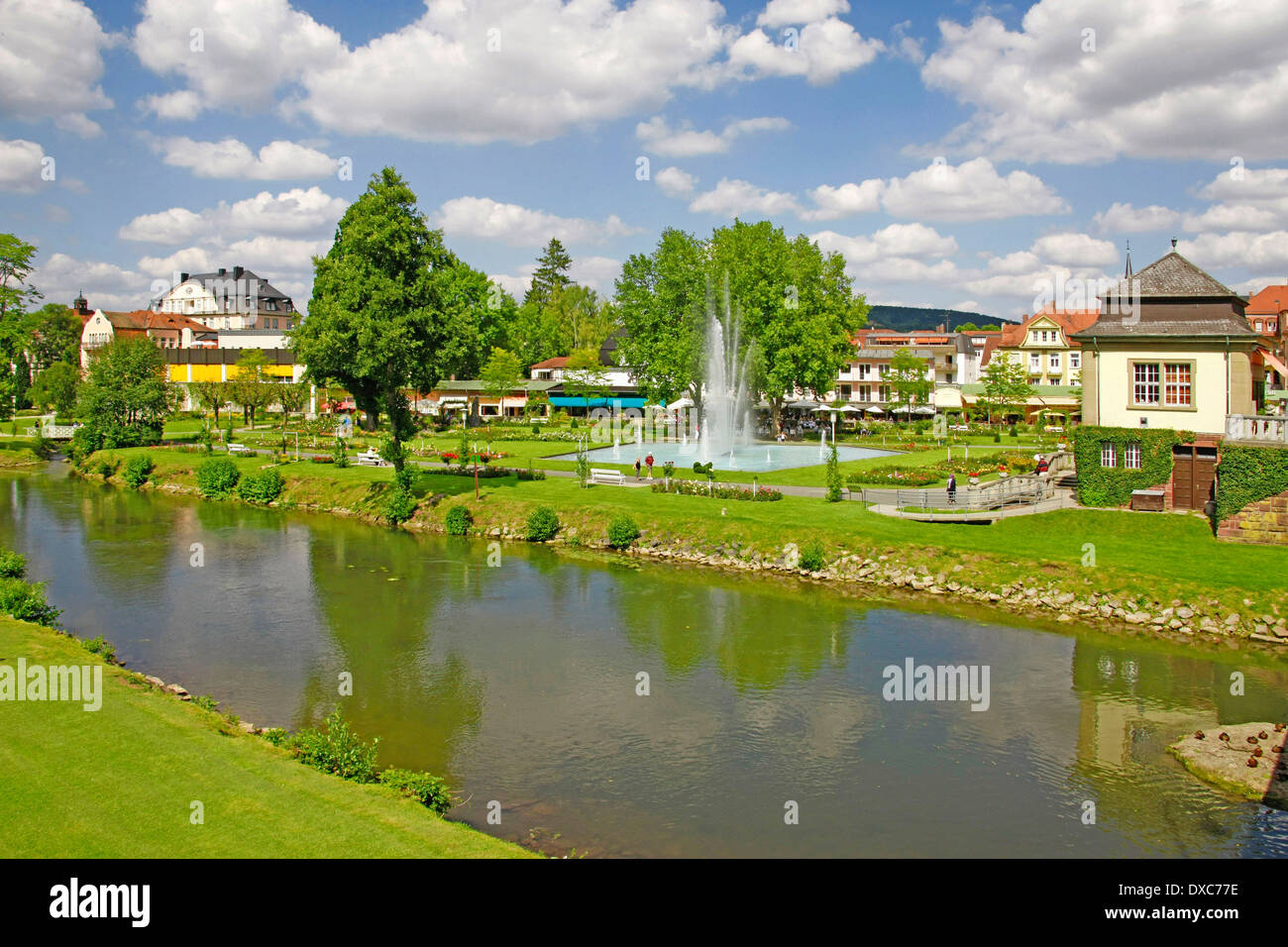 Kurpark, Bad Kissingen Stockfoto
