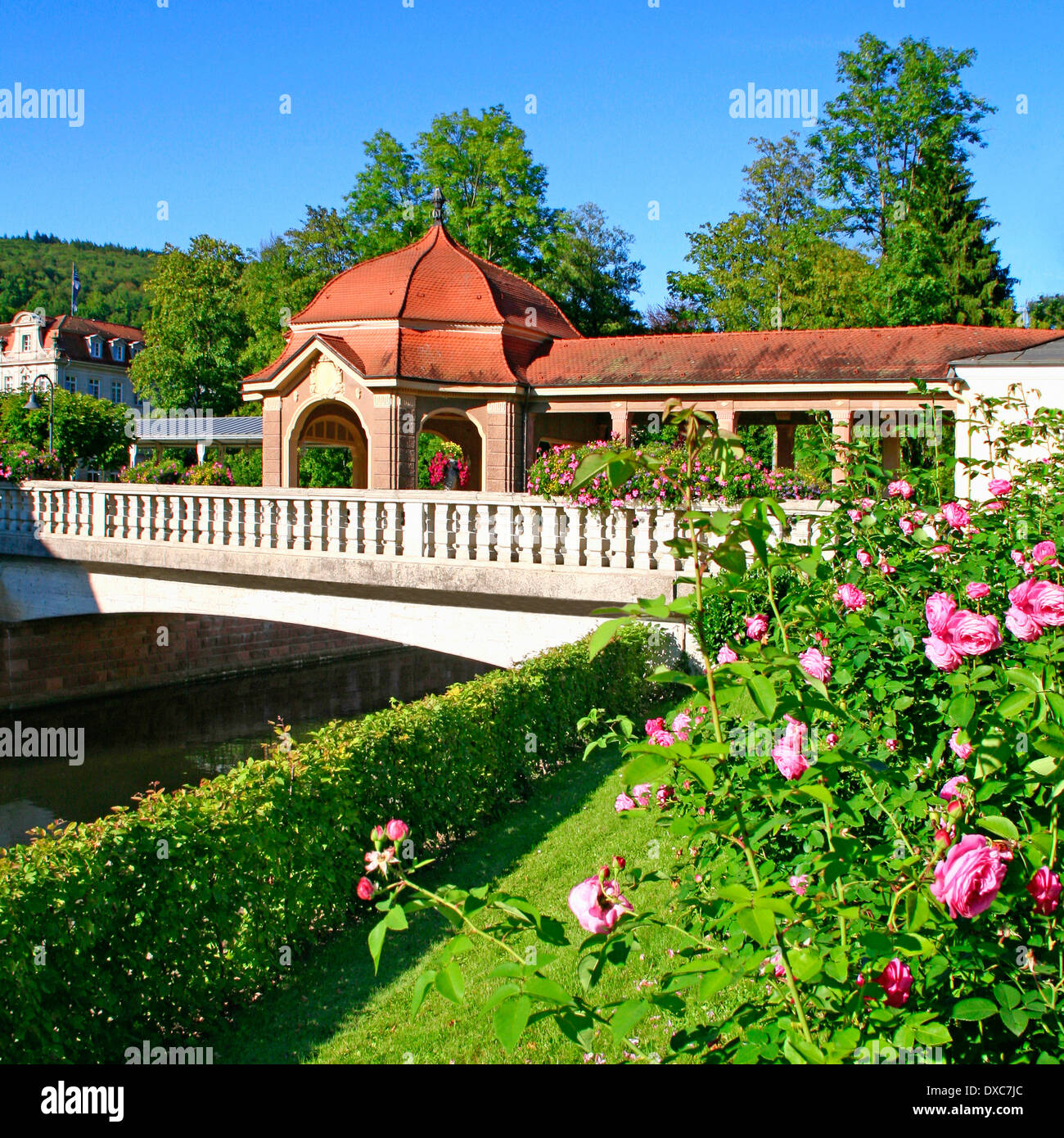 Kurpark, Bad Bruckenau Stockfotografie Alamy
