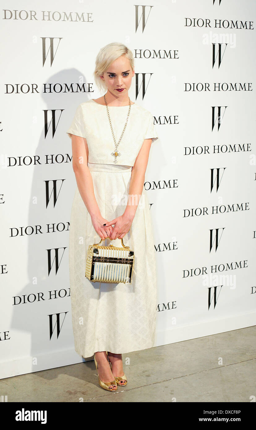 Caitlin Moe, bei der Weltpremiere von "The Music Fly möglich?" veranstaltet von Dior Homme und W Magazine auf dem Moore Building. Miami, Florida - 05.12.12 mit: Caitlin Moe Where: USA bei: 5. Dezember 2012 Stockfoto