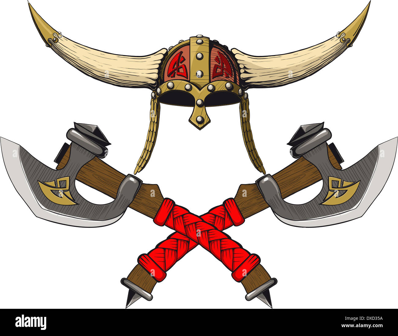 Viking-emblem Stockfoto