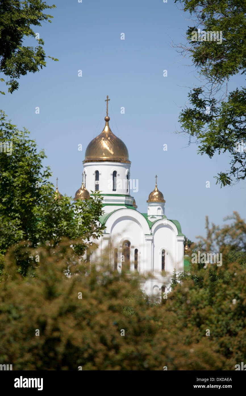 Orthodoxe Kathedrale in Tiraspol / orthodoxe Kathedrale in Tiraspol / Foto: Robert B. Fishman, Ecomedia,, 26.05.2011 Stockfoto