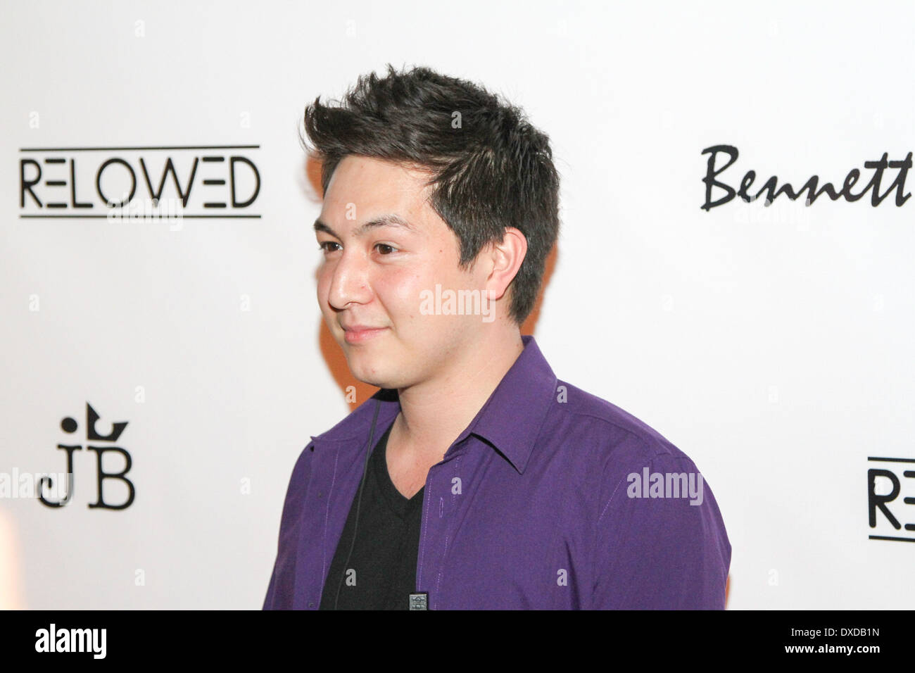 Eine inszenierte roten Teppich für die VH1-TV-Programm, ich (Herz) Nick Carter. Stockfoto