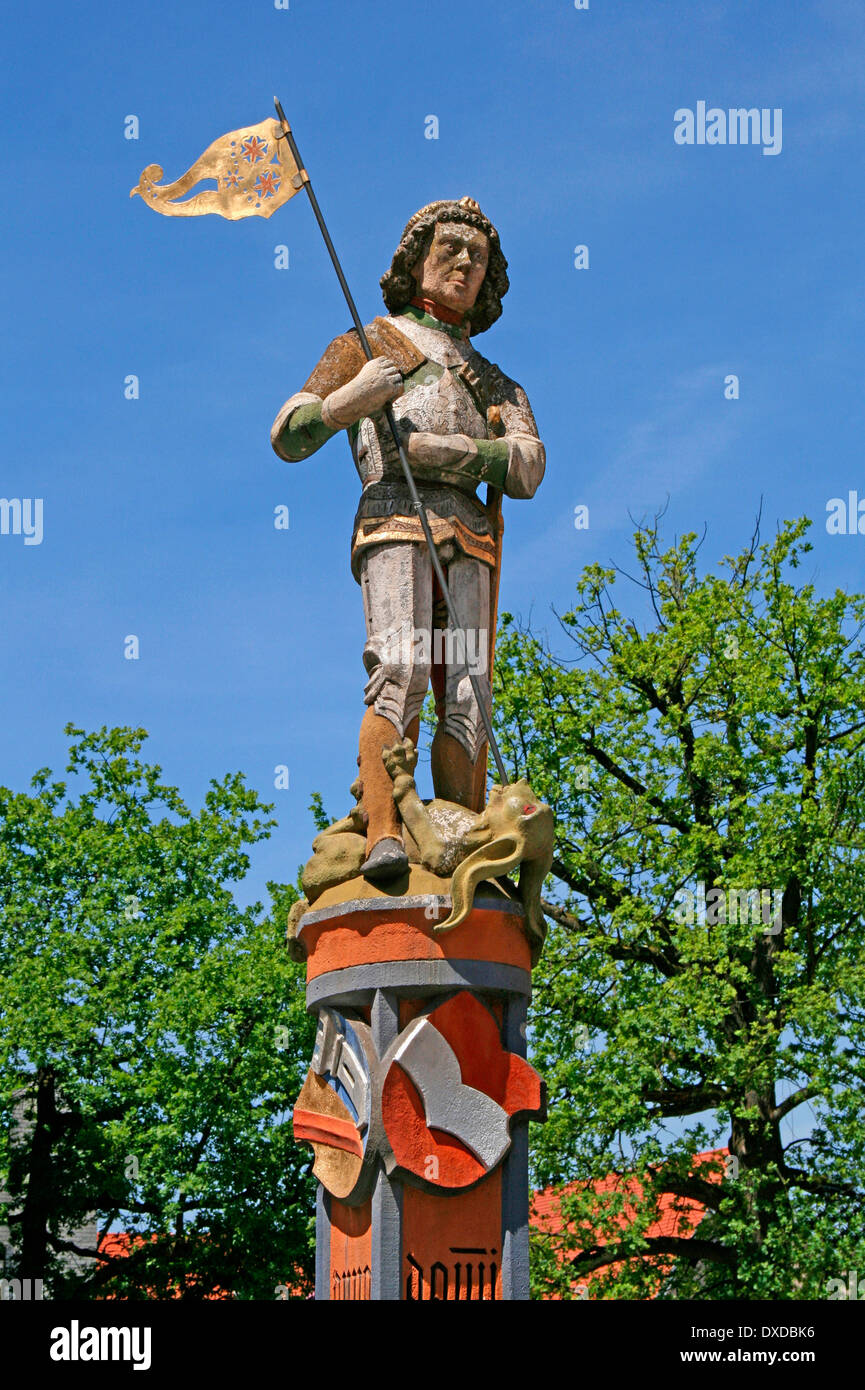 Brunnenfigur, Ettlingen Stockfoto