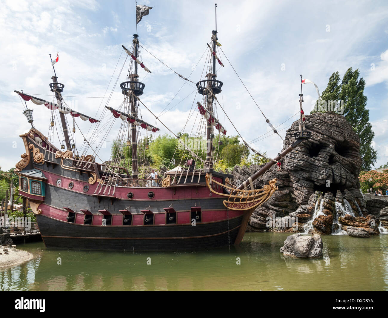 Piratenschiff von Captain Hook in Disneyland Paris, Frankreich