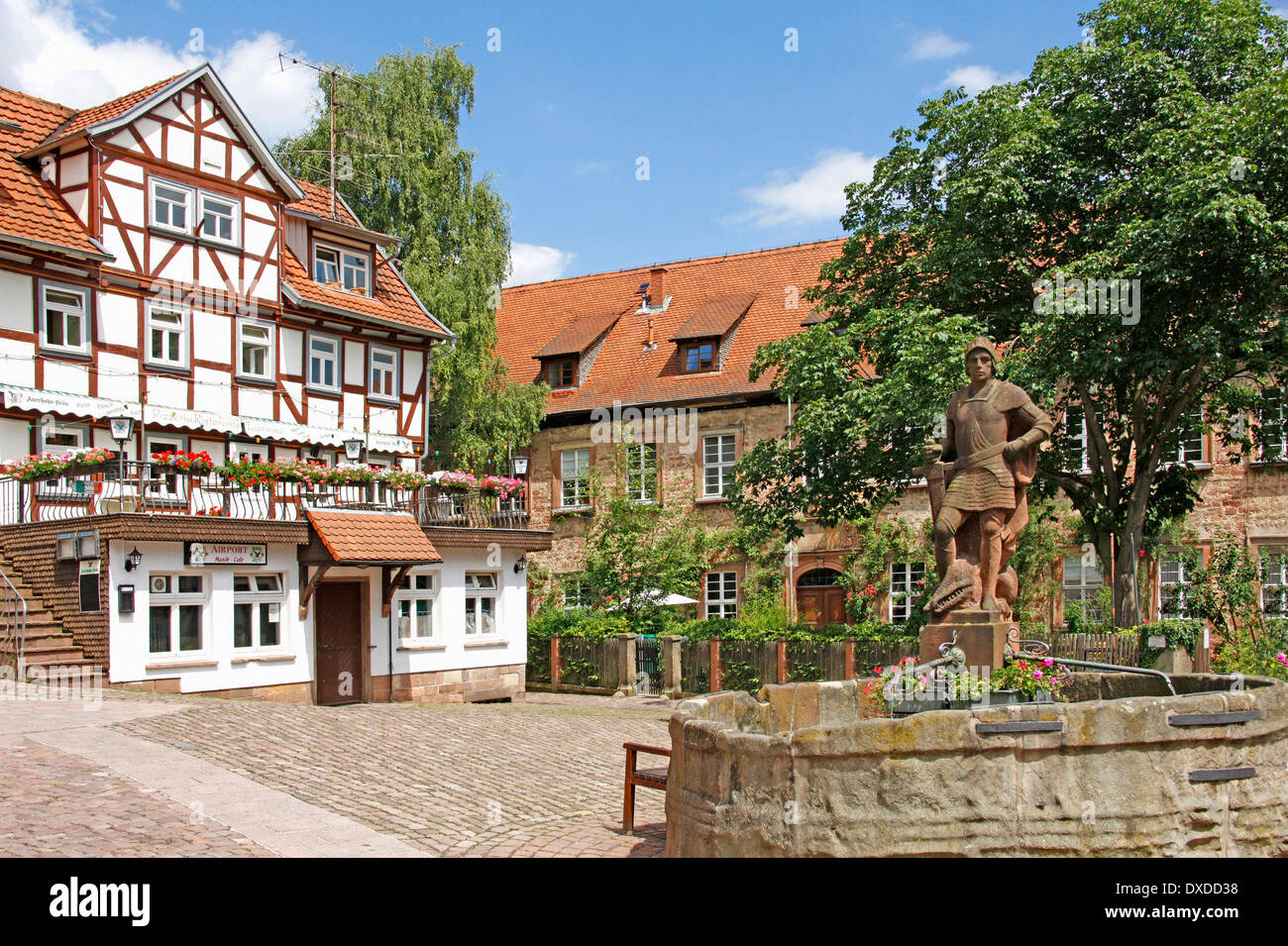 Brunnen, Schlitz Stockfoto