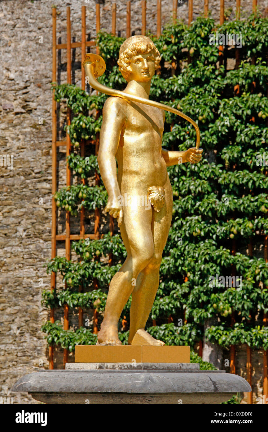 Statue, Schloss Weilburg Stockfoto