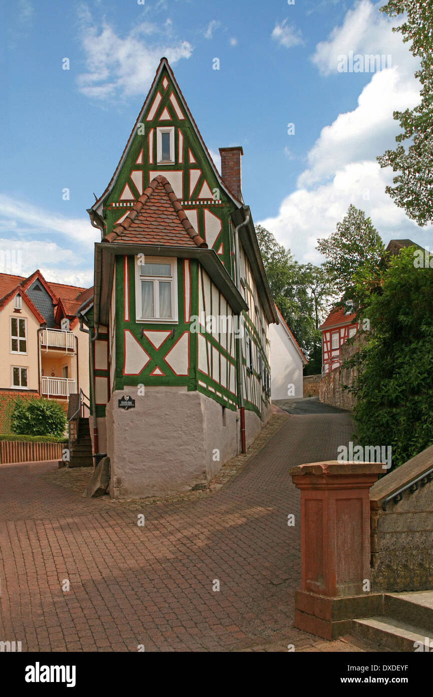 Fachwerkhaus, Bad Orb Stockfoto