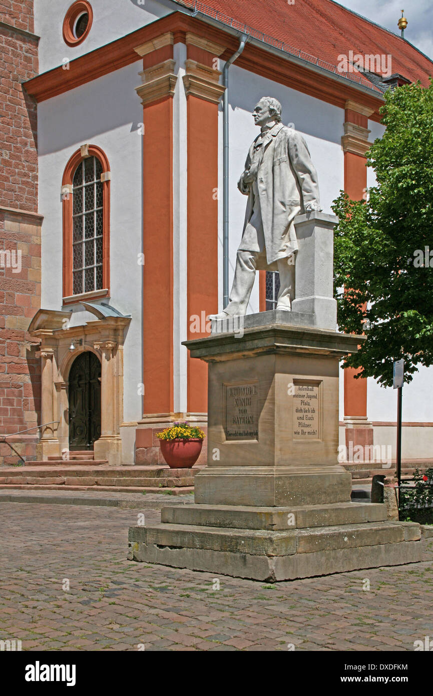 Denkmal Ludwig i., Edenkoben Stockfoto