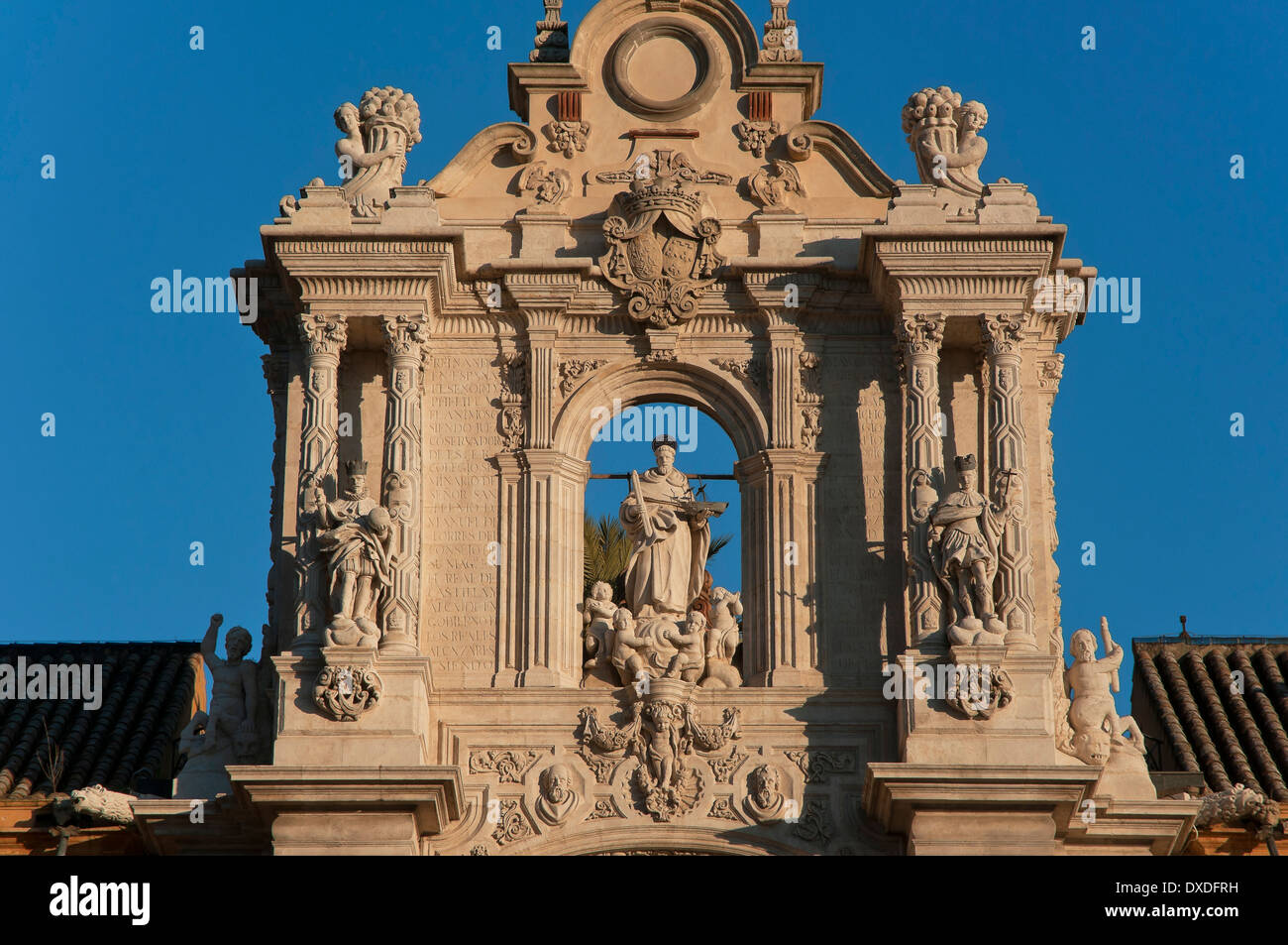 Umgebung: San Telmo Palast, Sevilla, Andalusien, Spanien, Europa Stockfoto