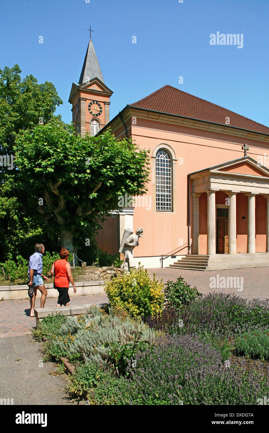 Kirche St. Ludwig, Bad Dürkheim Stockfoto