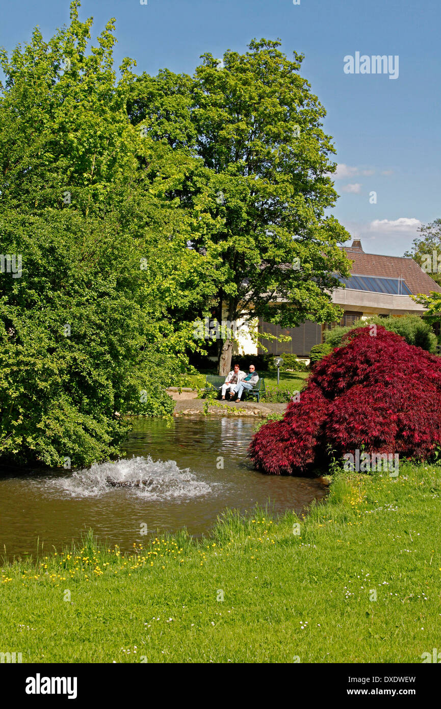 Kurpark, Bad Bergzabern Stockfoto