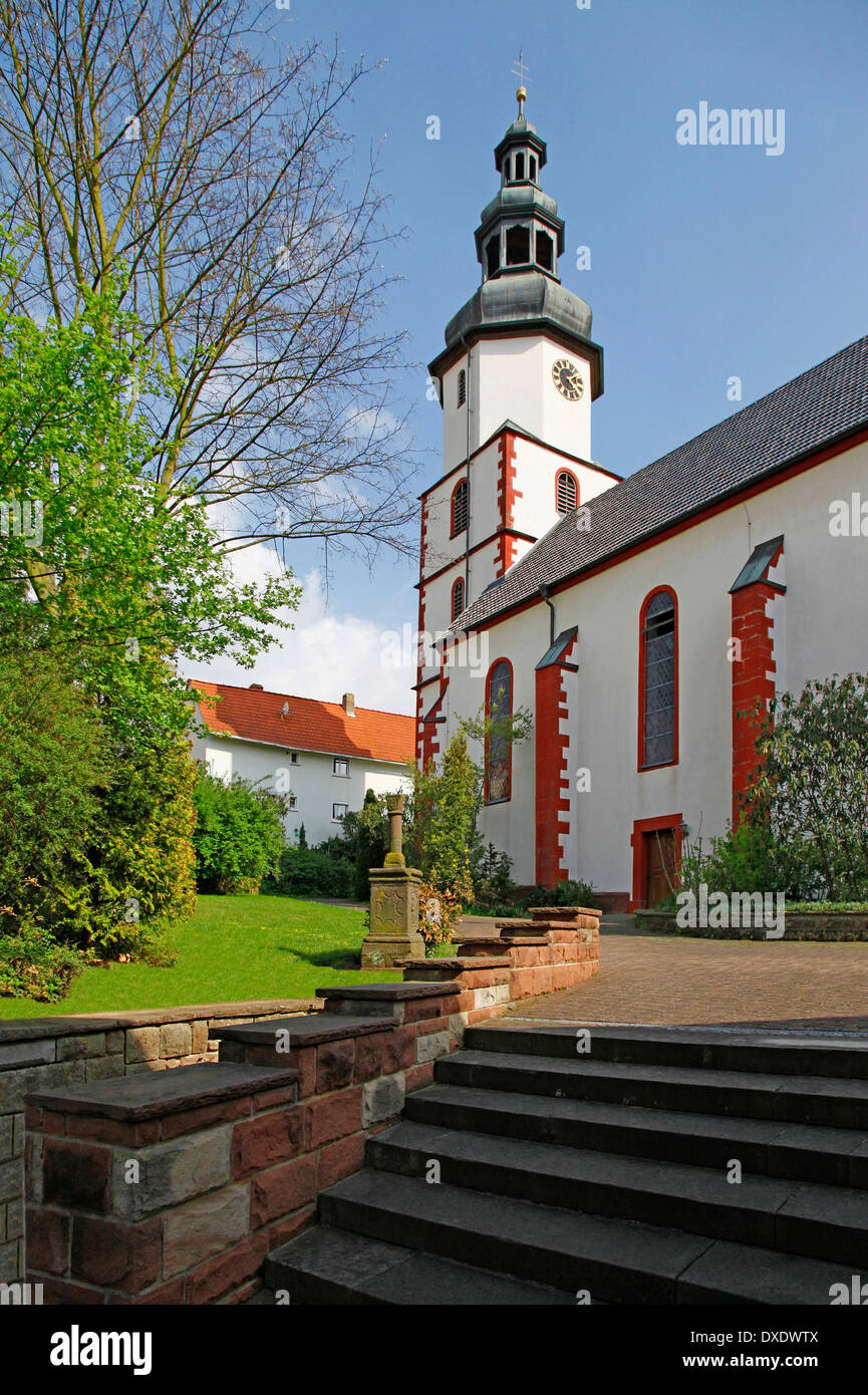 Kirche St. Veit, Bad Salzschlirf Stockfoto