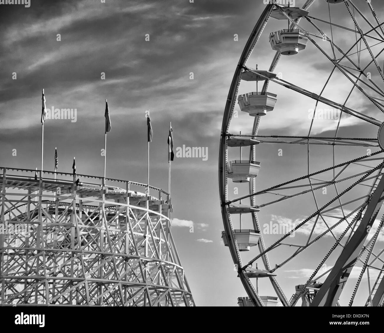 Amusement Park in Myrtle Beach, South Carolina Stockfoto