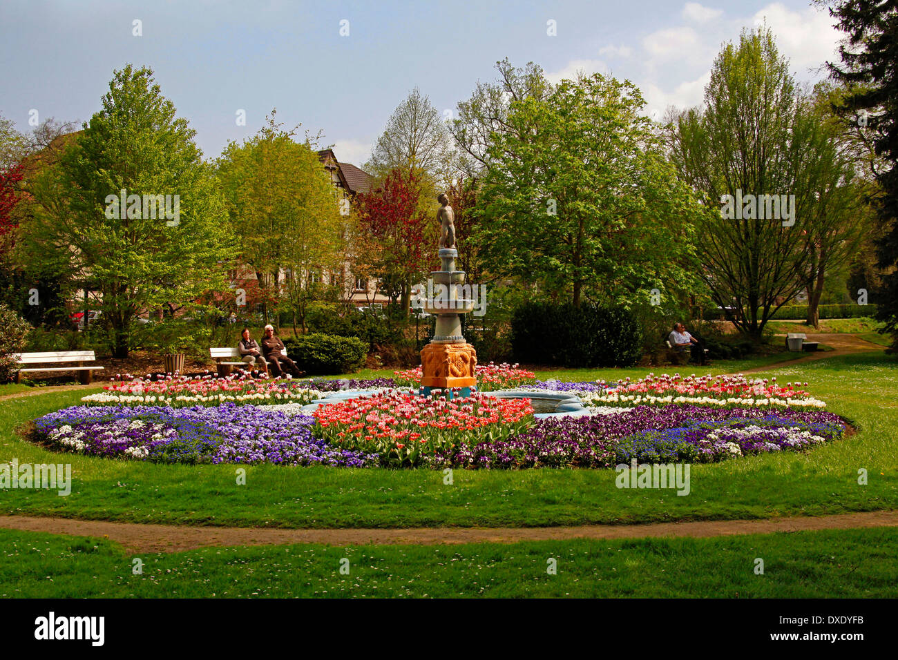 Spa Garten, Bad Salzschlirf, Landkreis, Fulda, Hessen, Deutschland