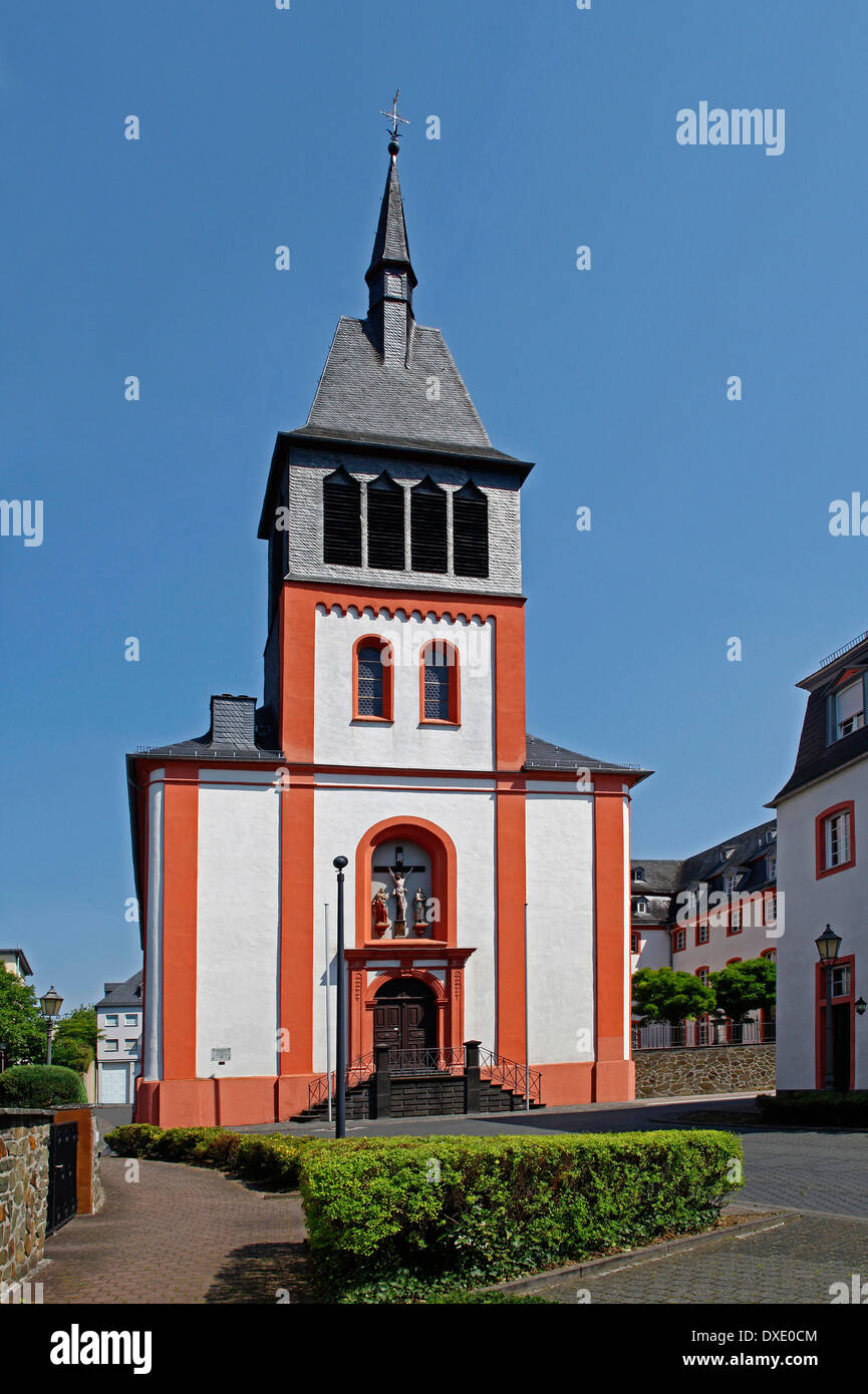 Kirche St. Johannes Nepomuk, Hadamar, Kreis Limburg-Weilburg, Hessen, Deutschland Stockfoto