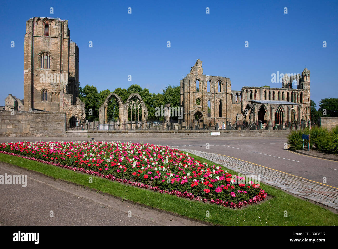 Elgin Cathedral, Stadt Elgin, Moray, Stockfoto