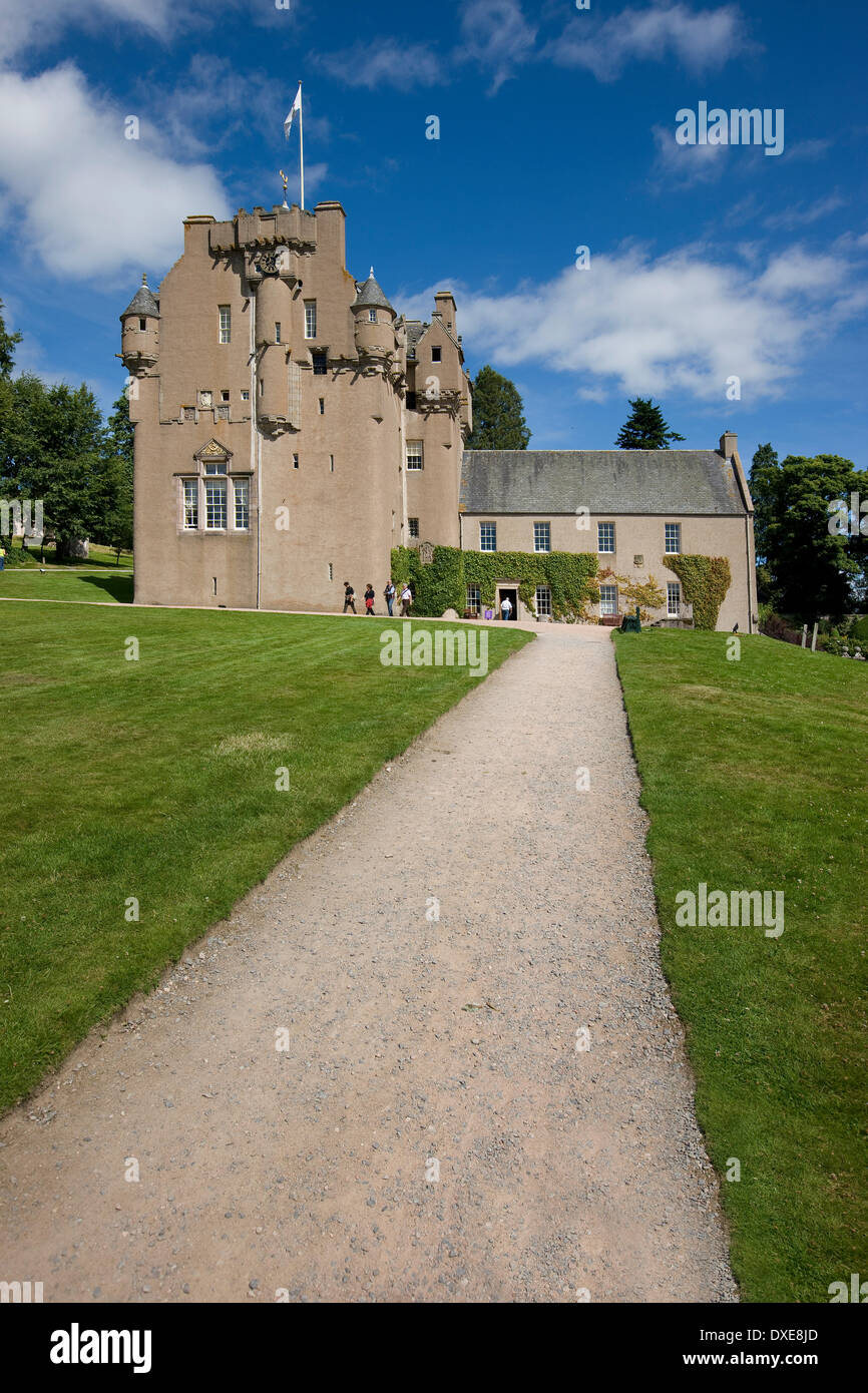 Crathes Castle, ein L planen Haus am Banchory, Kincardineshire Stockfoto