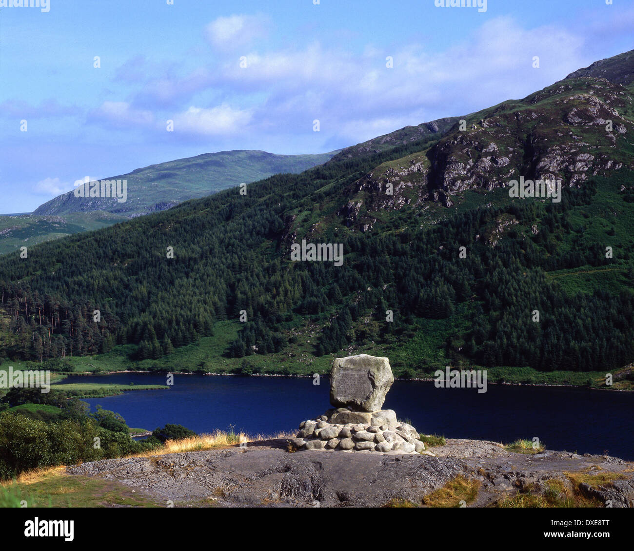 Bruces Stein, Glen Trool, Dumfries & Galloway Stockfoto