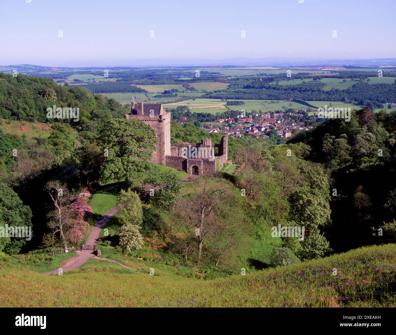 Castle Campbell in Dollar Glen, Dollar, Stirlingshire. Stockfoto