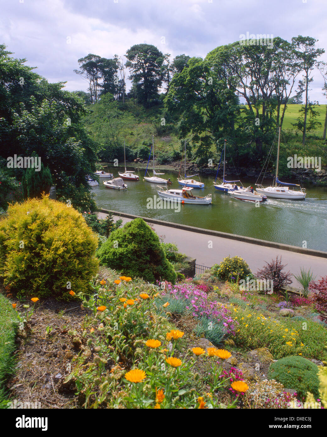 Cramond und River Forth, N/W von Edinburgh. Stockfoto