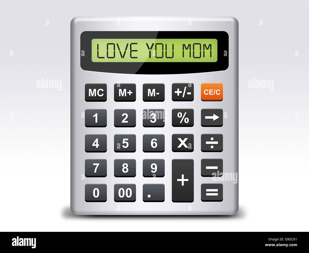 Digital erzeugte Bild des Rechners. Stockfoto