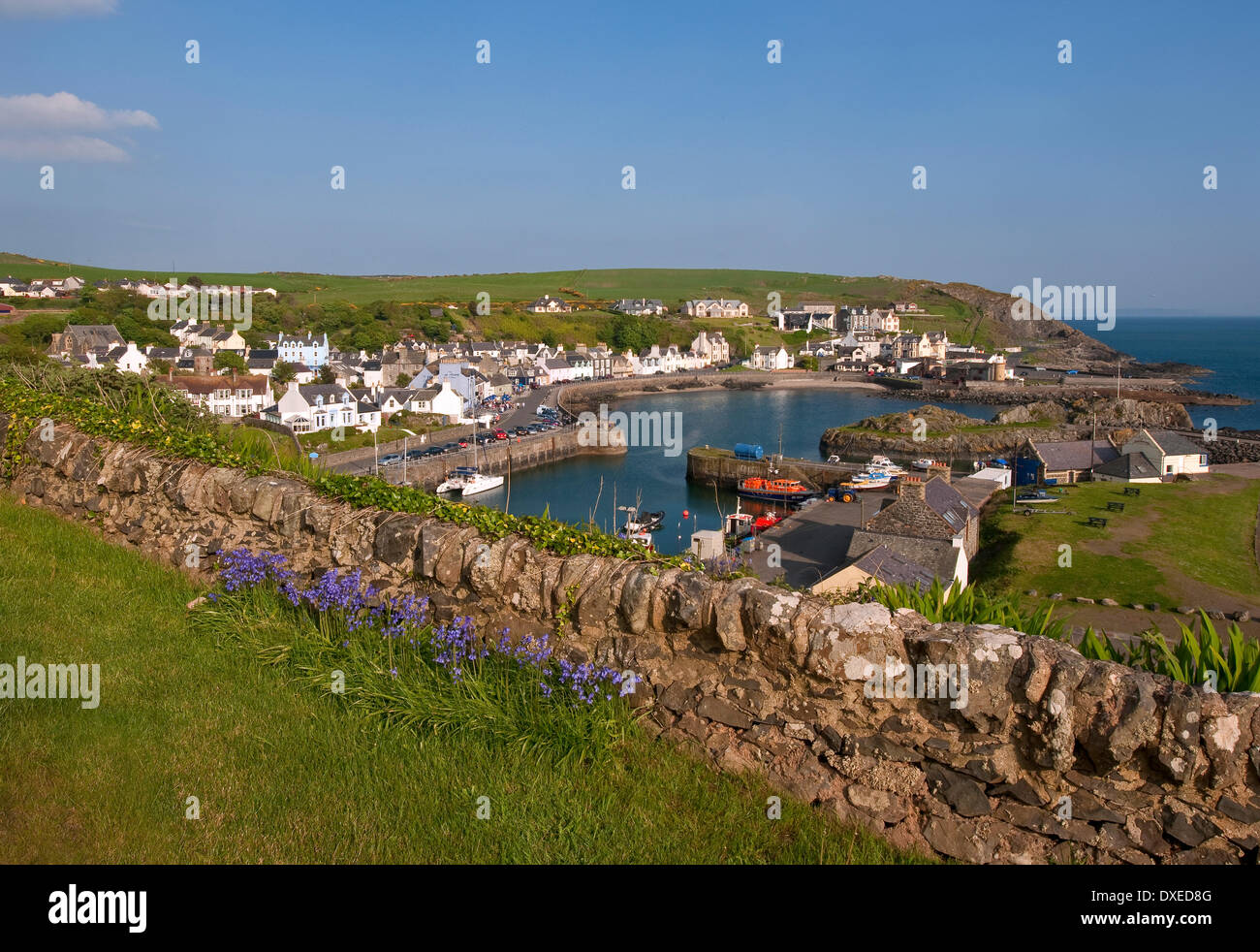 Porpatrick Hafen von West, Dumfries & Galloway Stockfoto