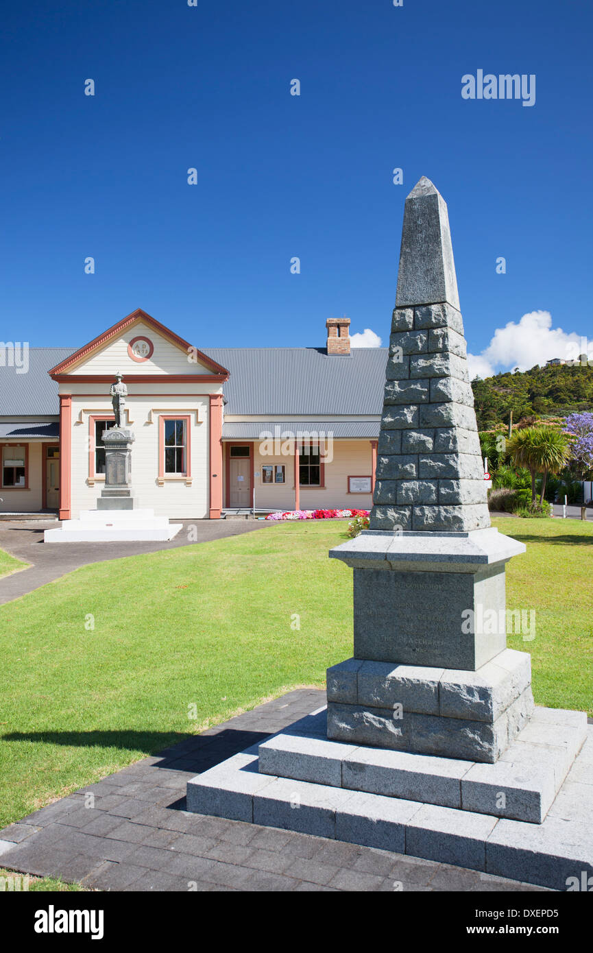Ehemalige Regierungsgebäude und Postamt, Coromandel Town, Coromandel Peninsula, Nordinsel, Neuseeland Stockfoto